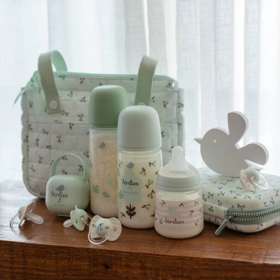 Biberon bébé 150 ml sx pro birdies vert
