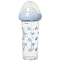 Biberon coeurs bleus 210 ml