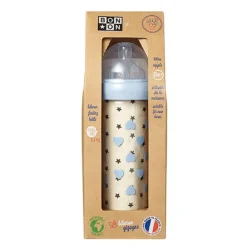 Biberon coeurs bleus 210 ml