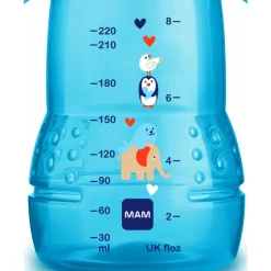 Biberon de transition 220ml bleu