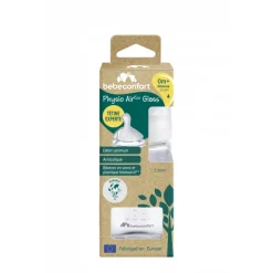 Biberon en verre physio air eco 130 ml sand