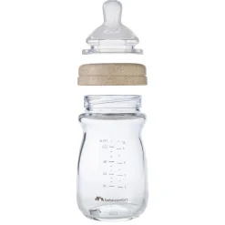 Biberon en verre physio air eco 130 ml sand