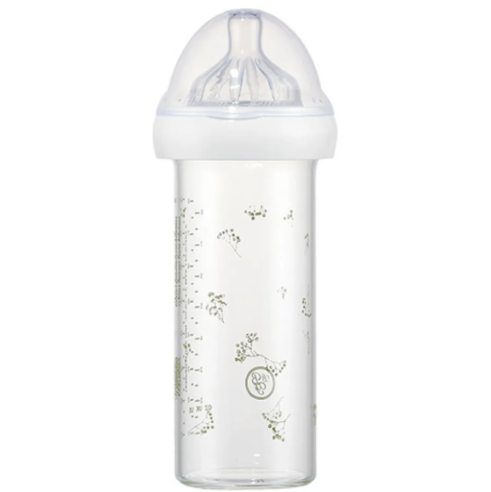 Biberon gypsophilia vert 240 ml 0-6 mois