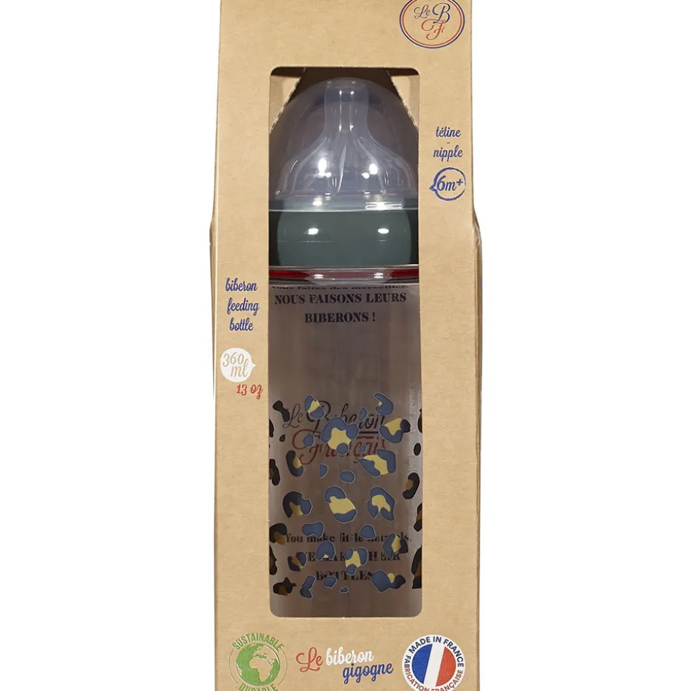 Biberon léopard 360 ml 6 mois+
