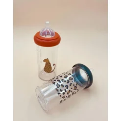 Biberon léopard 360 ml 6 mois+