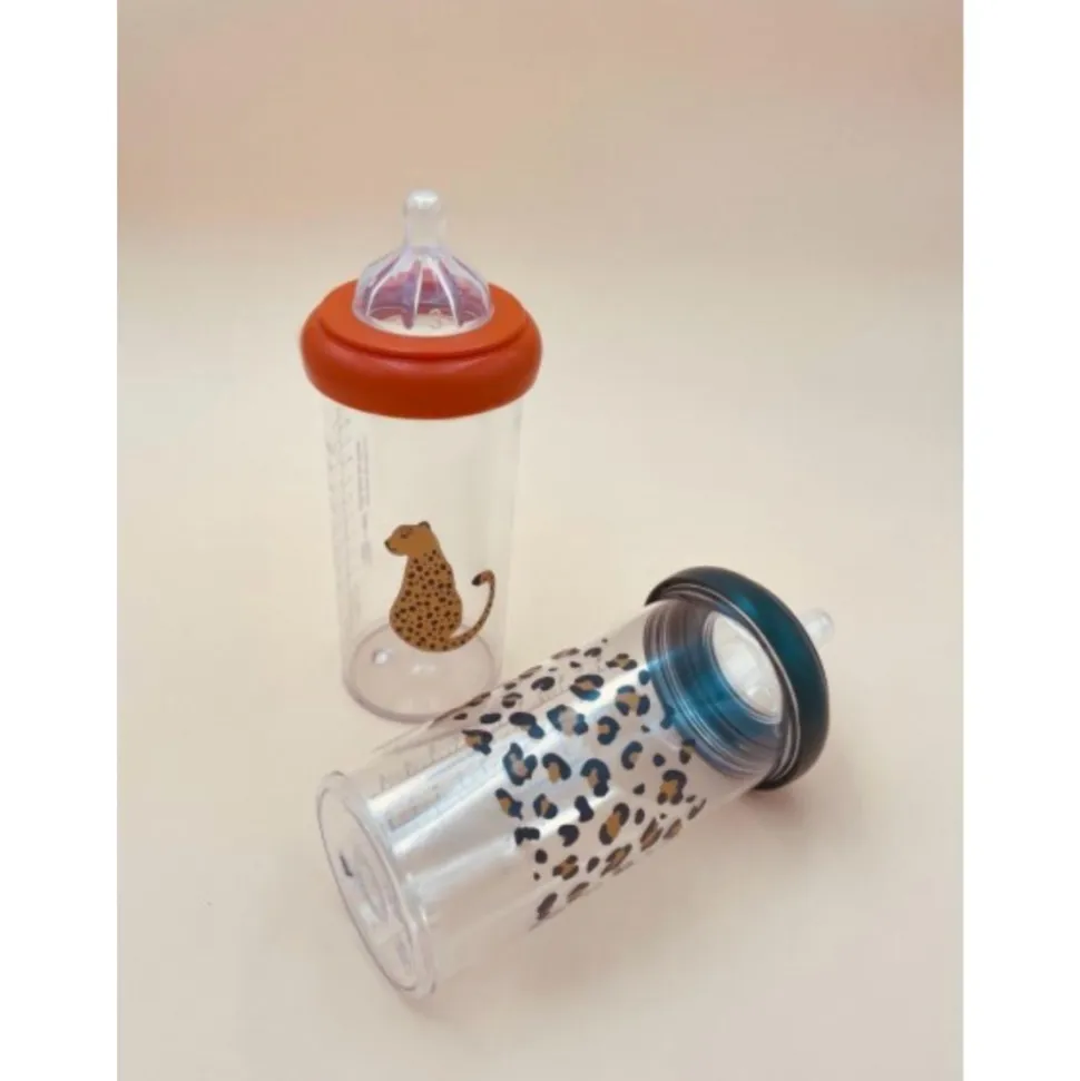 Biberon léopard 360 ml 6 mois+