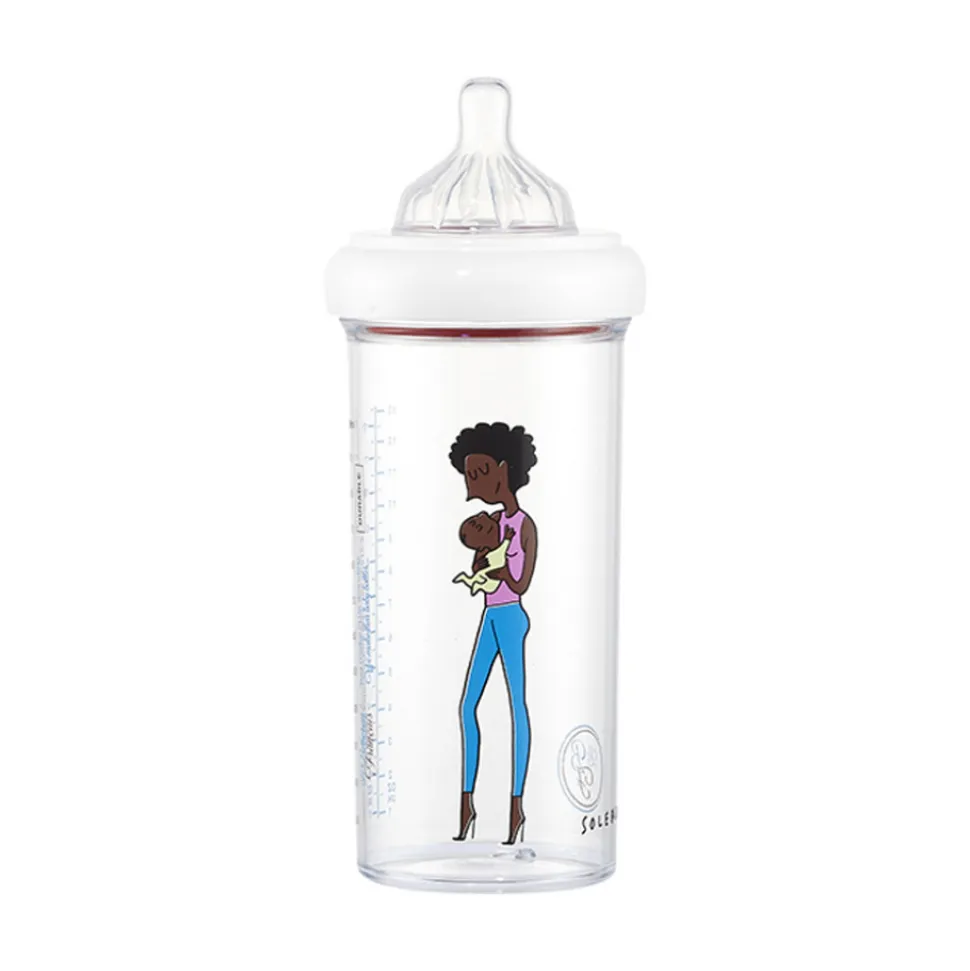 Biberon maman-bébé afro 360 ml 6 mois+