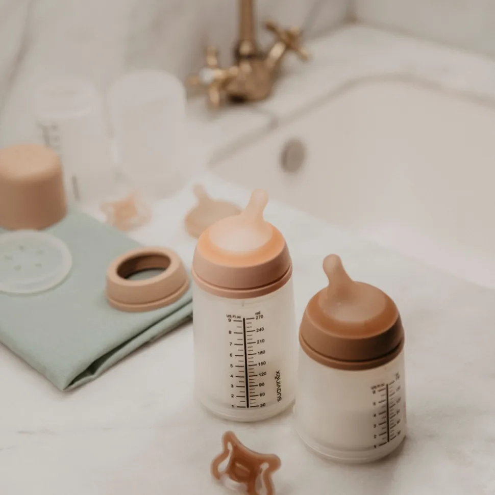 Biberon 180 ml anti-colique zerø.zerø débit lent deep
