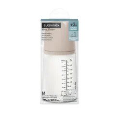 Biberon 270 ml anti-colique zerø.zerø débit moyen medium