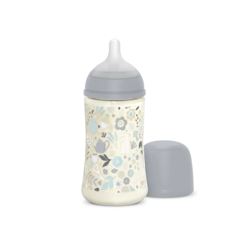 Biberon 270 ml avec tétine sx pro m wonderland bleu