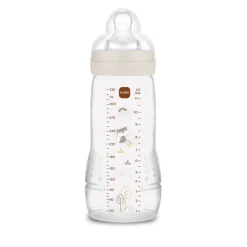 Biberon 330ml easy active coloré sable
