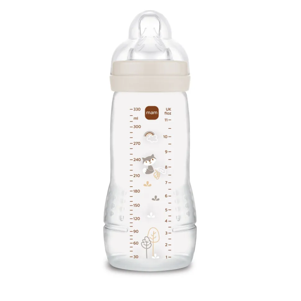Biberon 330ml easy active coloré sable