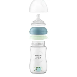 Biberon natural response 260 ml avec anneau phosphorescent