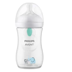 Biberon natural response 260 ml eléphant avec valve airfree