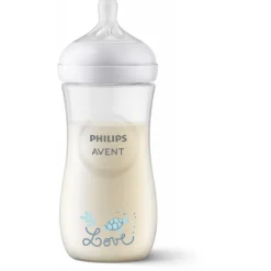 Biberon natural response 330 ml imprimé love