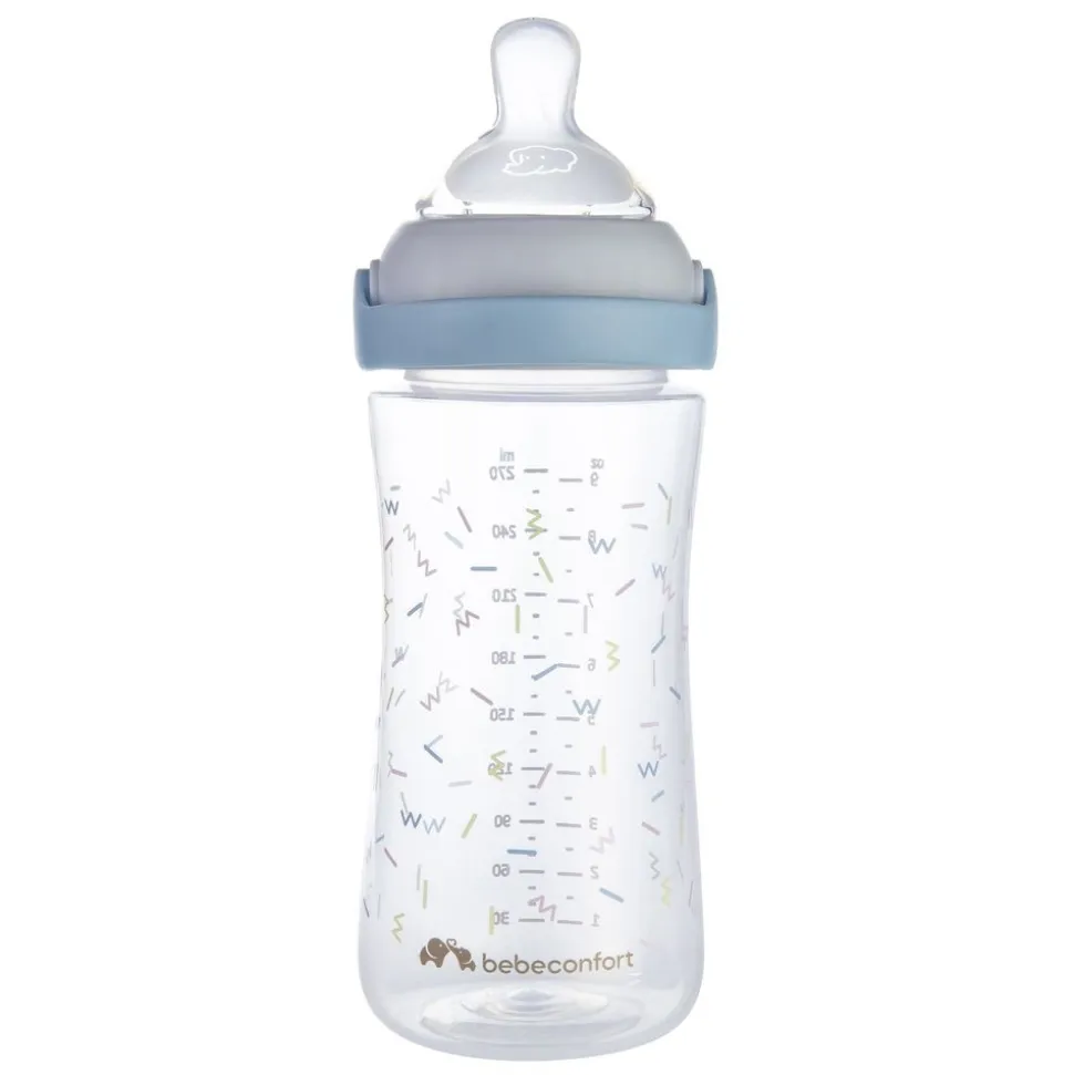 Biberon pp physio air confort 270 ml memphis/blue