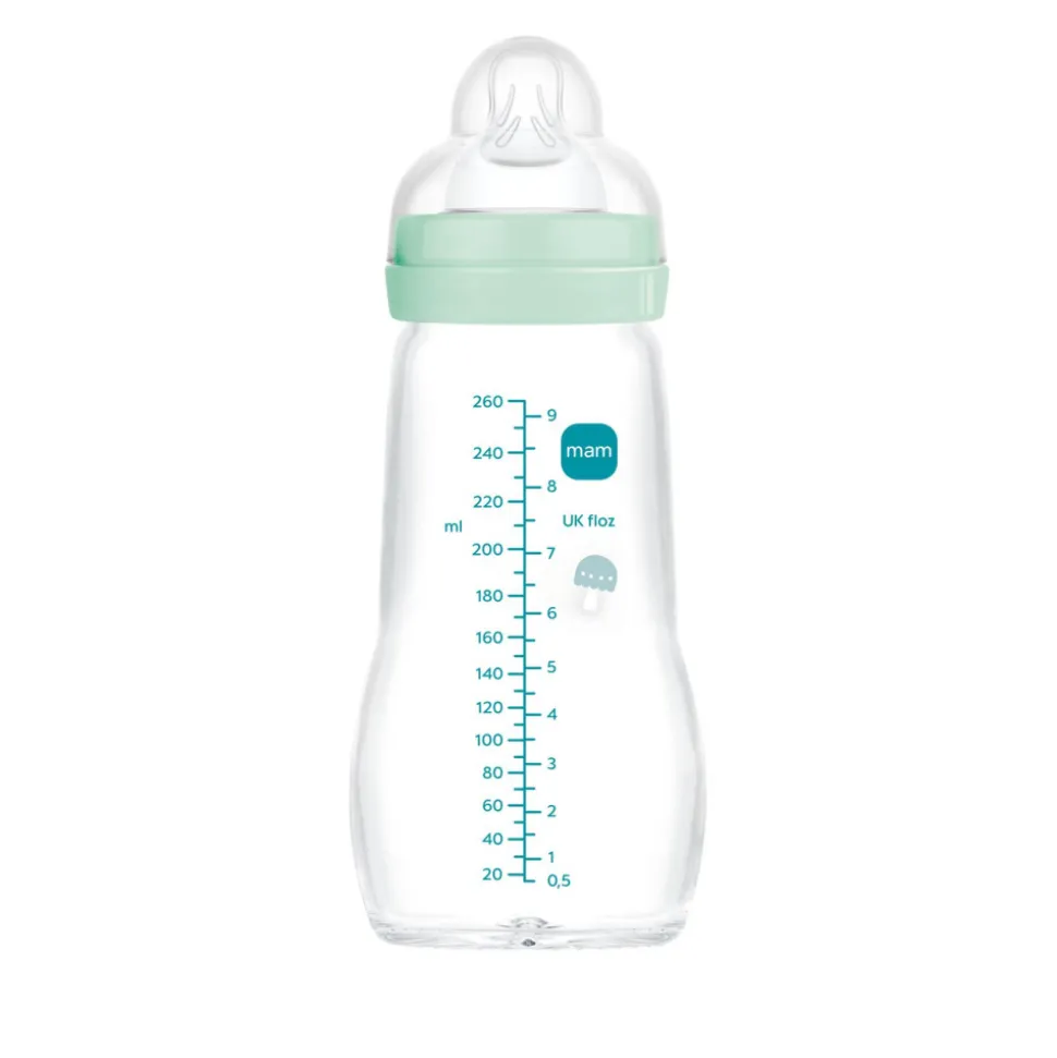 Biberon verre 260 ml aqua
