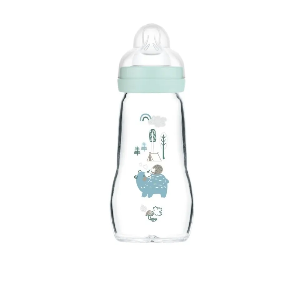 Biberon verre 260 ml aqua