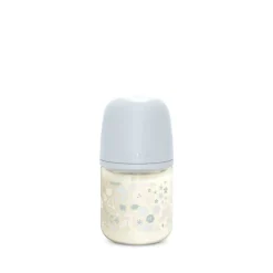 Biberon verre 120 ml avec tétine sx pro s wonderland bleu