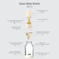 Biberon verre 120ml bibs
