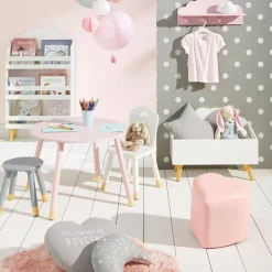 Bibliothèque enfant nuage blanc