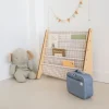 Bibliothèque enfant vichy beige