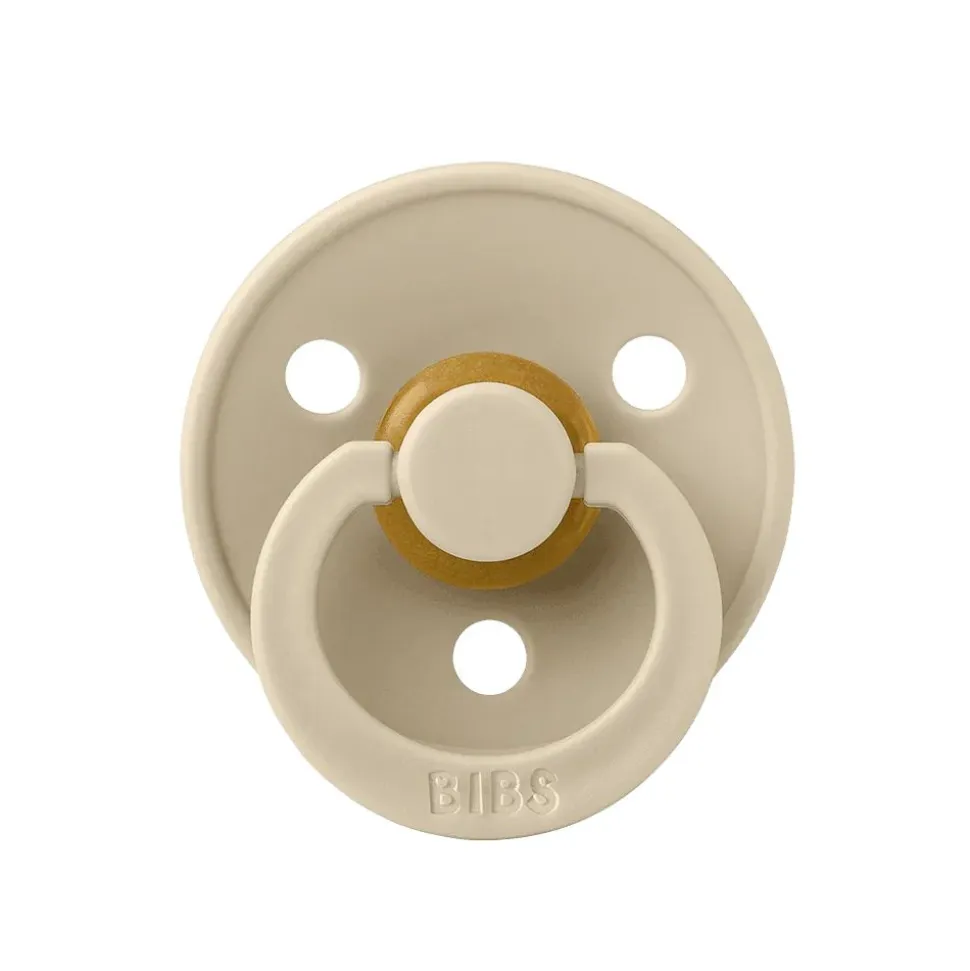 Bibs pacifier colour 2 pack latex size 1 vanilla/cloud