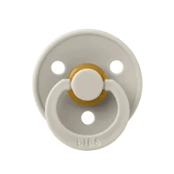 Bibs pacifier colour 2 pack latex size 1 sand/iron