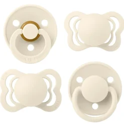 Bibs pacifiers try-it collection size 2 ivory