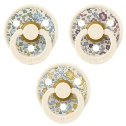 Bibs pacifiers try-it colour liberty eloise 3 pack