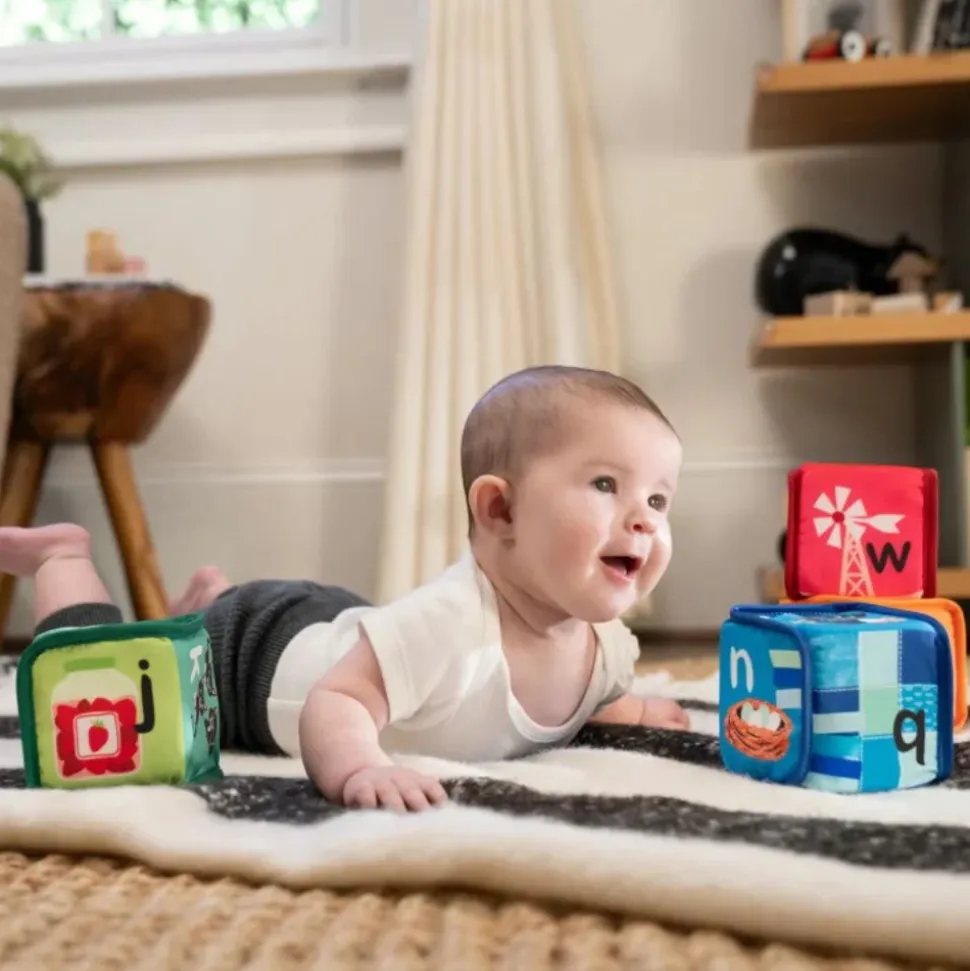 Bloc à empiler en tissu bébé
