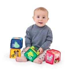 Bloc à empiler en tissu bébé