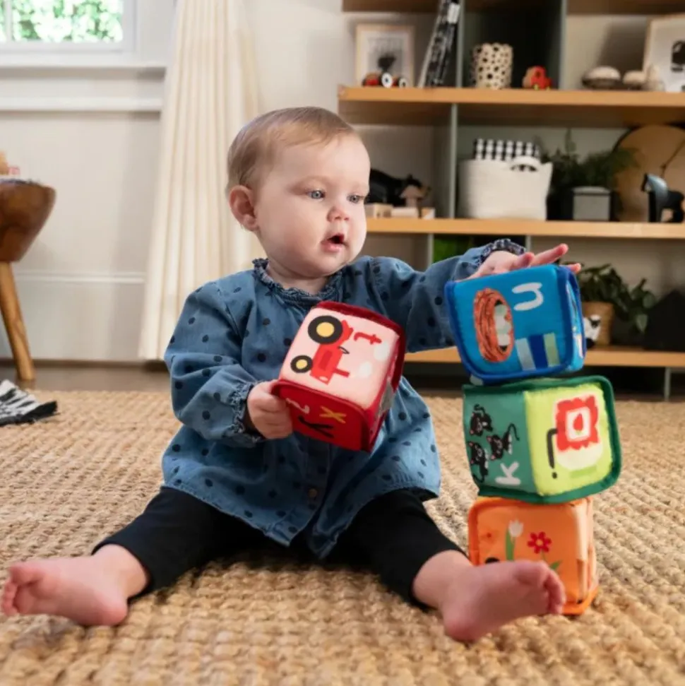 Bloc à empiler en tissu bébé