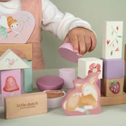 Blocs de construction en bois fsc - fairy friends