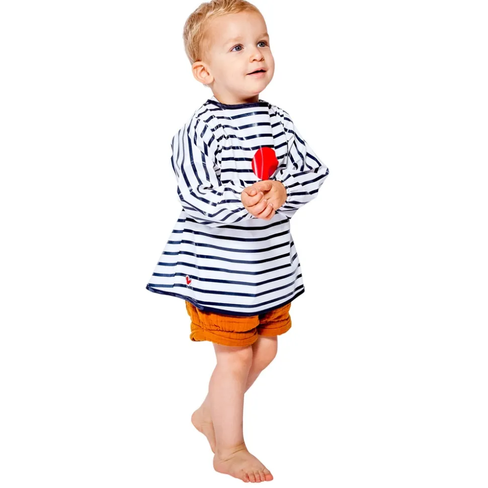 Blouse imperméable blue stripes