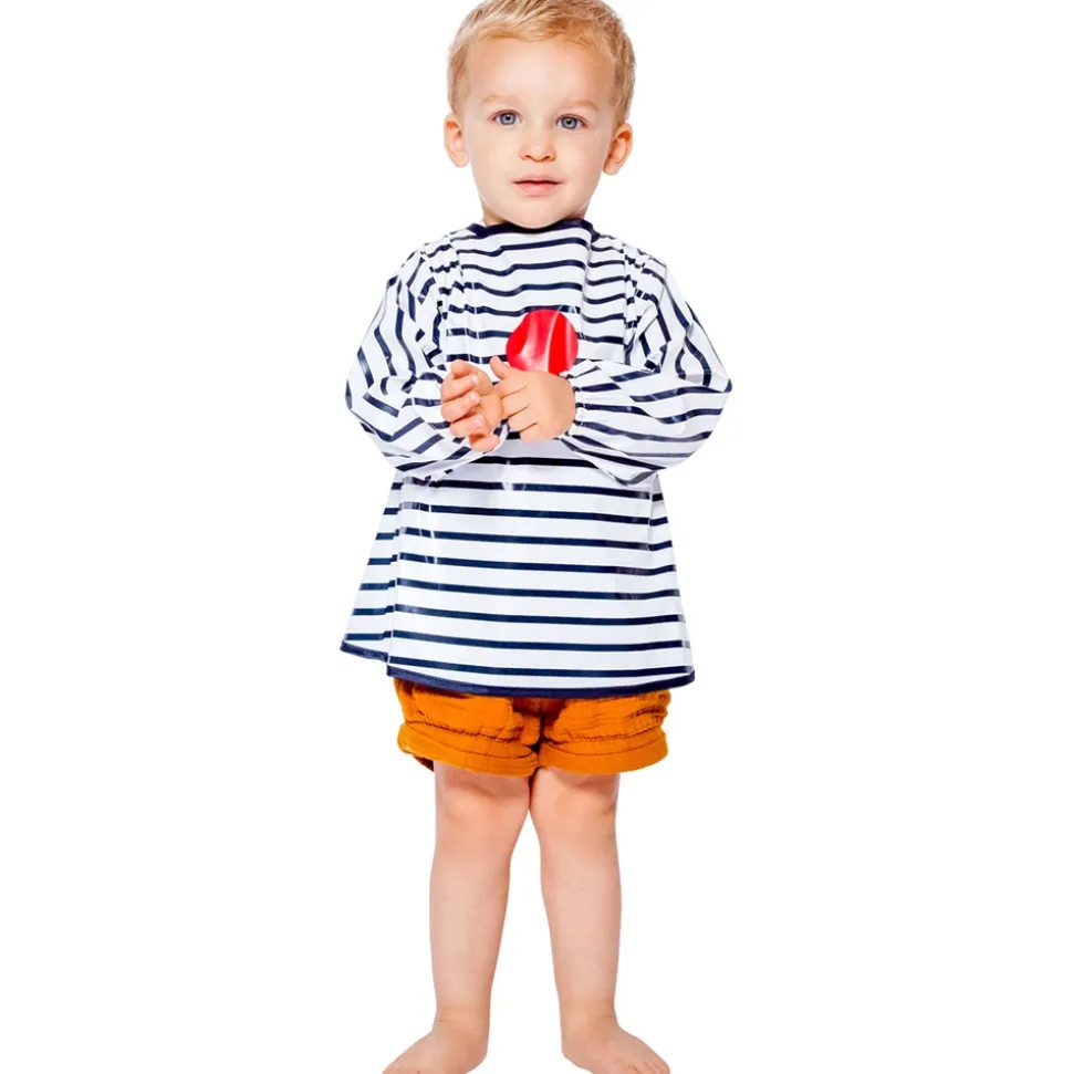 Blouse imperméable blue stripes