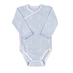 Body croisé 0 mois sophie la girafe bleu