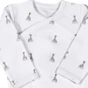 Body croisé 0 mois sophie la girafe gris