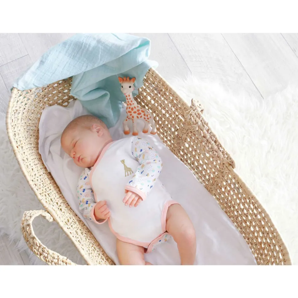 Body croisé 1 mois sophie la girafe - multicolore rose