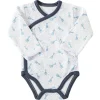 Body croisé 1 mois sophie la girafe - bleu nuit