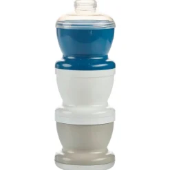 Boite doseuse lait bleu océan - 3 compartiments