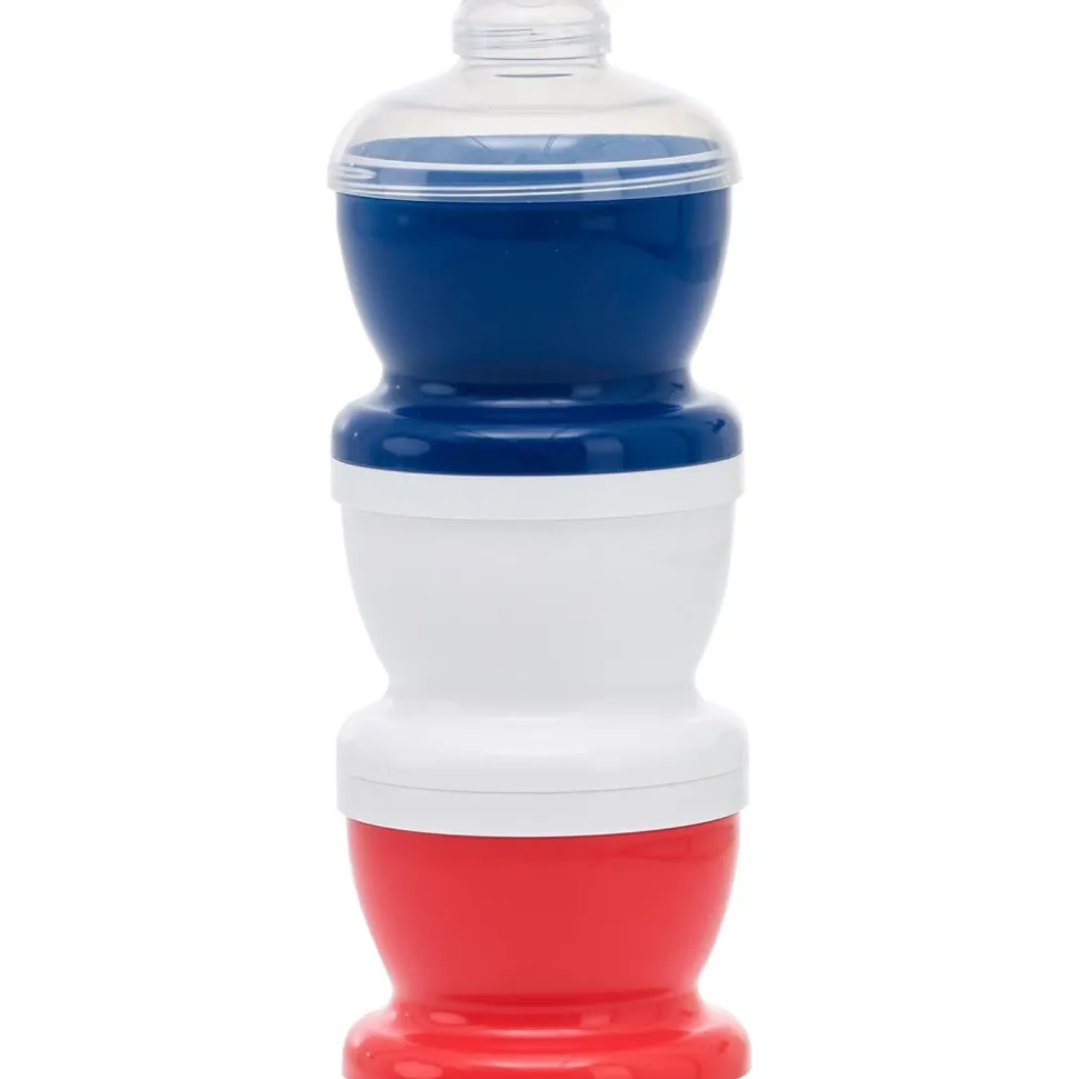Boite doseuse lait tricolore - 3 compartiments