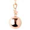 Bola de grossesse or rose et étoile
