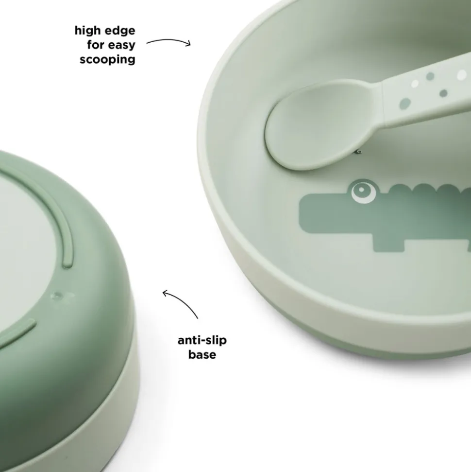 Bol foodie croco vert