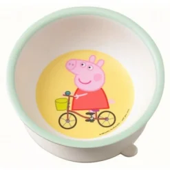 Bol ventouse et cuillère peppa pig