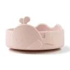 Bol ventouse et cuillère silicone wally rose