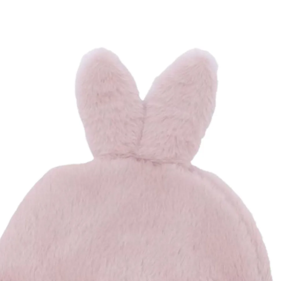 Bonnet lapin en fausse fourrure angora - pétale 12/18 mois