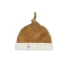 Bonnet 1/3 mois velours camel