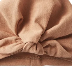 Bonnet naissance forme turban - cassonade