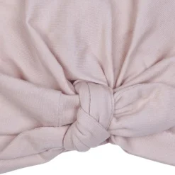 Bonnet naissance forme turban - nude